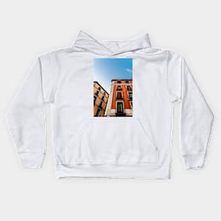 Old Buildings in Madrid Kids Hoodie